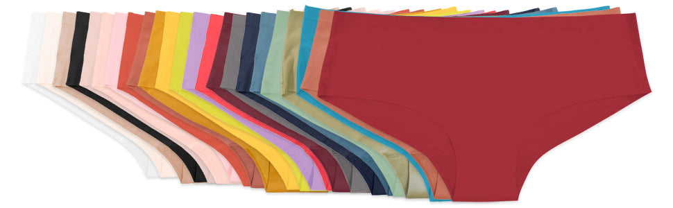 No Show Laser Cut Hipster 6 Pack