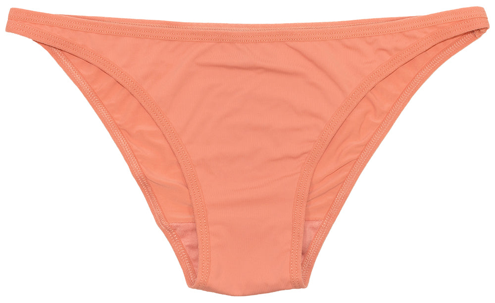 Pretty Peach Thin Side Microfiber Bikini
