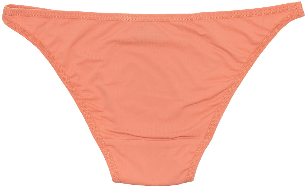 Pretty Peach Thin Side Microfiber Bikini