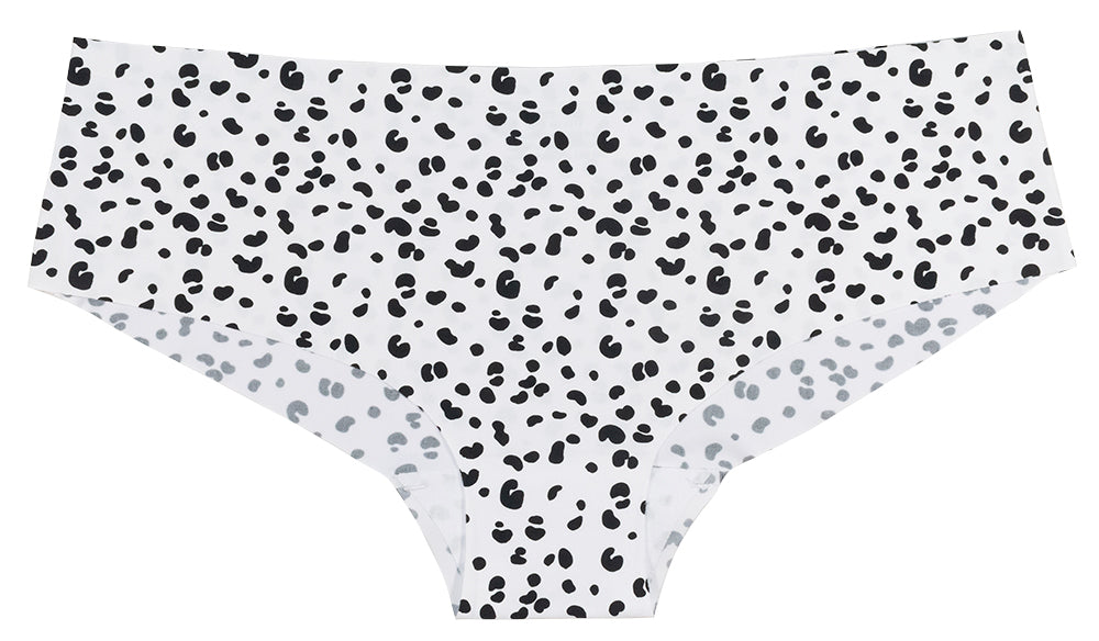 Black and White Dot Laser Cut No Show Hipster