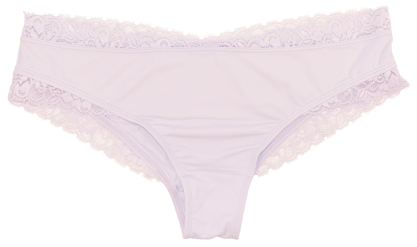 Microfiber and Lace Cheeky Panty