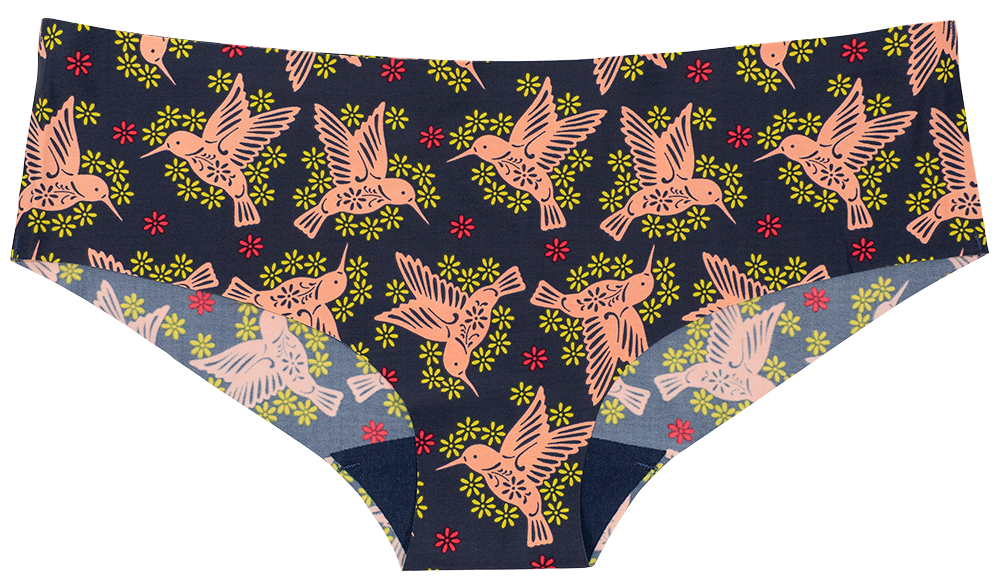 Hummingbird No Show Laser Cut Hipster