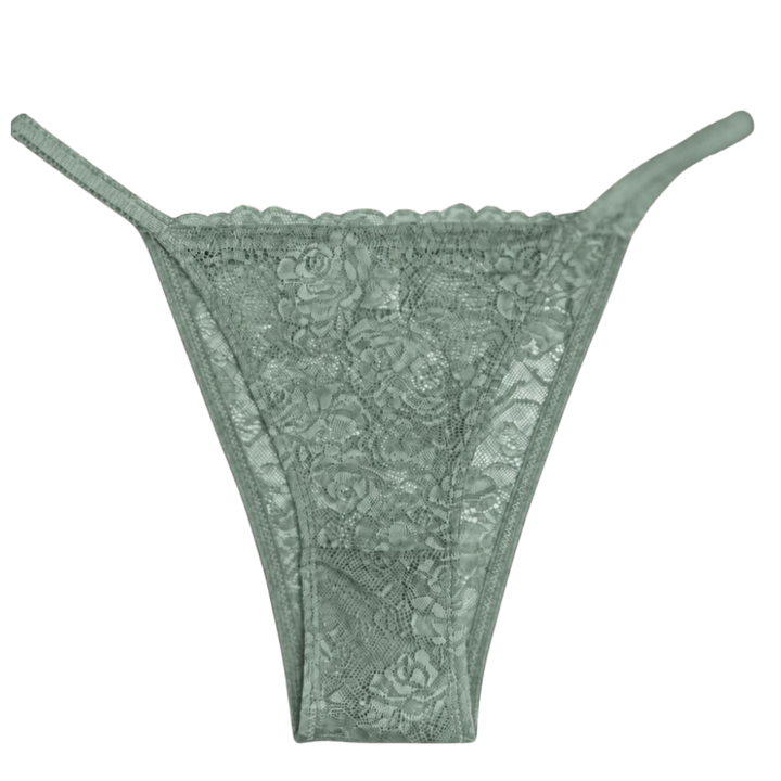 Love Libby Lace Cheeky with Picot Elastic Sides – close-up of picot elastic waistband detail