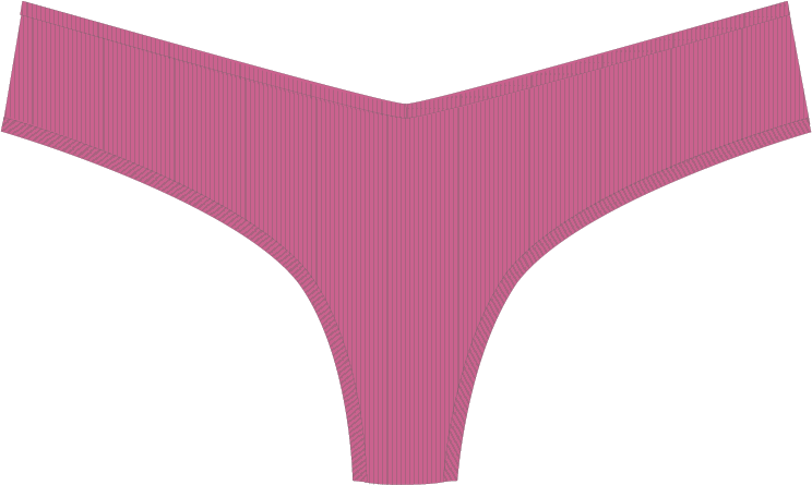 Cotton Rib Thong