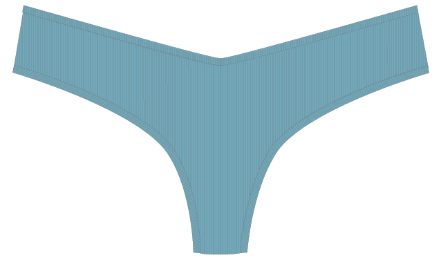 Cotton Rib Thong