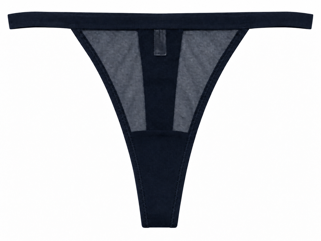 Mesh Thong with Elastic Waist – alternate view 4