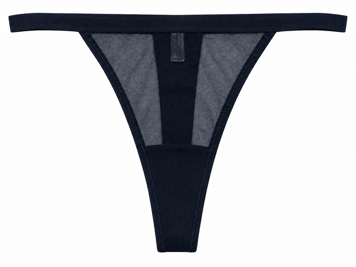 Mesh Thong with Elastic Waist – alternate view 4