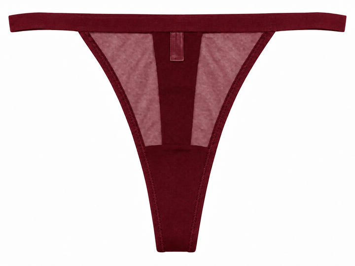 Mesh Thong with Elastic Waist – alternate view 3