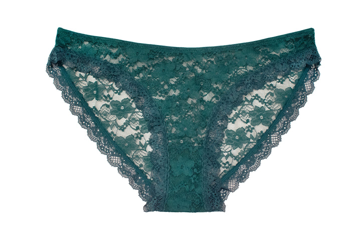 All Over Lace Bikini with Lace Trim, XS-2X