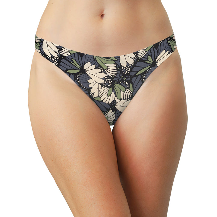 Camo Butterfly No Show Laser Cut Thin Side Thong