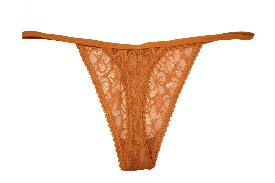 Bold Floral Thong, XS-2X
