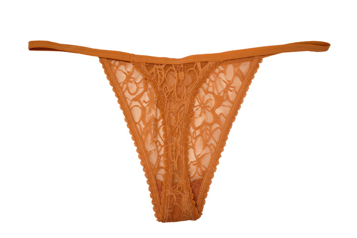 Bold Floral Thong, XS-2X