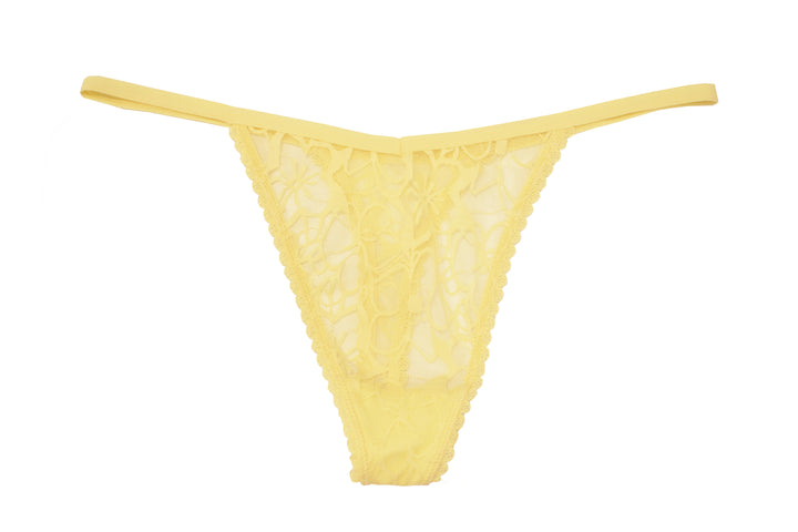 Bold Floral Thong, XS-2X