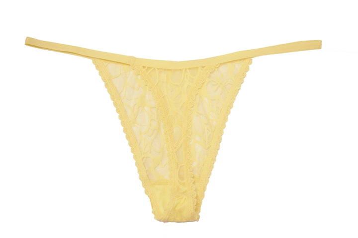 Bold Floral Thong, XS-2X