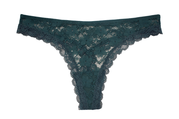All Over Lace Thong with Lace Trim - Last Chance