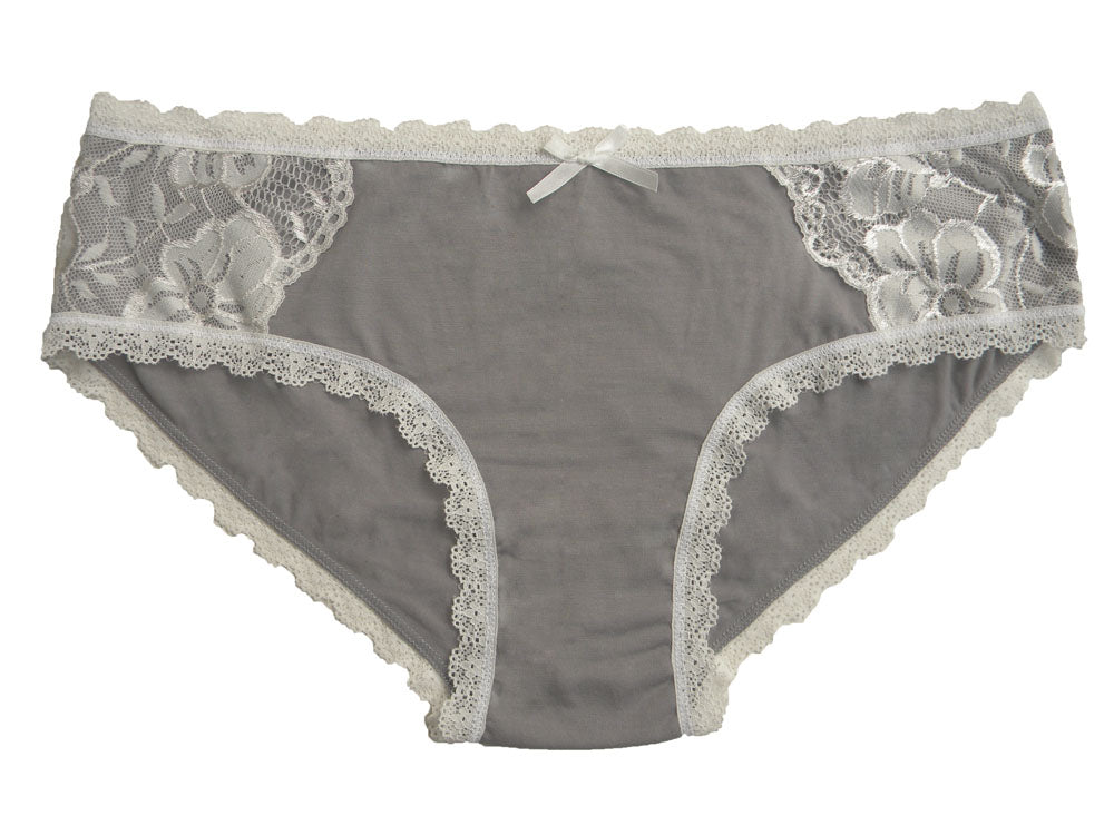 Super Soft Bikini with Lace Sides and Trim