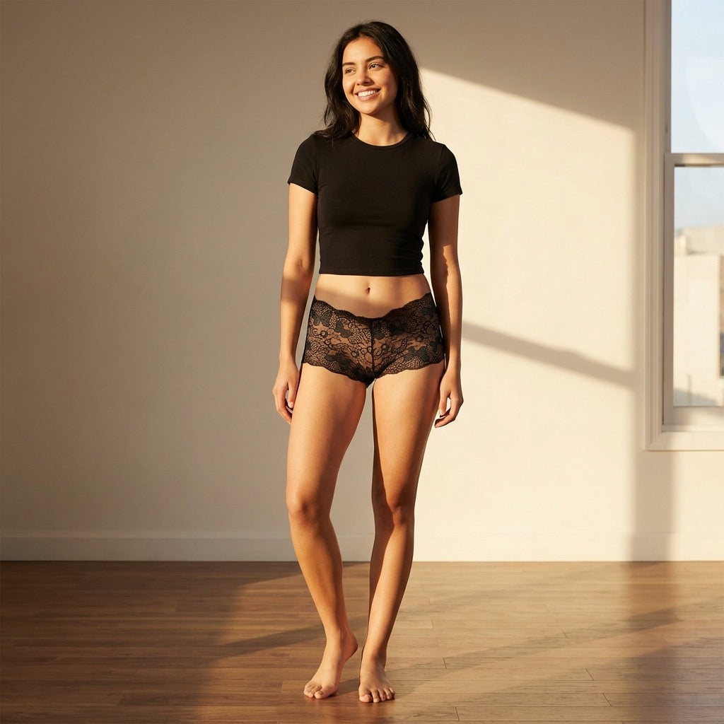 Butterfly Lace Boyshort