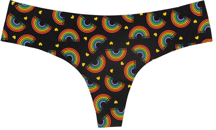PRIDE 2023 Invisible Laser Cut Thong