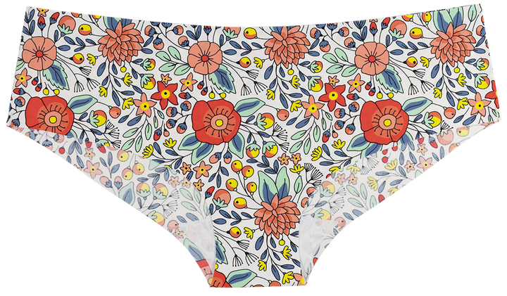 Stone Fruits Floral No Show Hipster - LAST CHANCE!