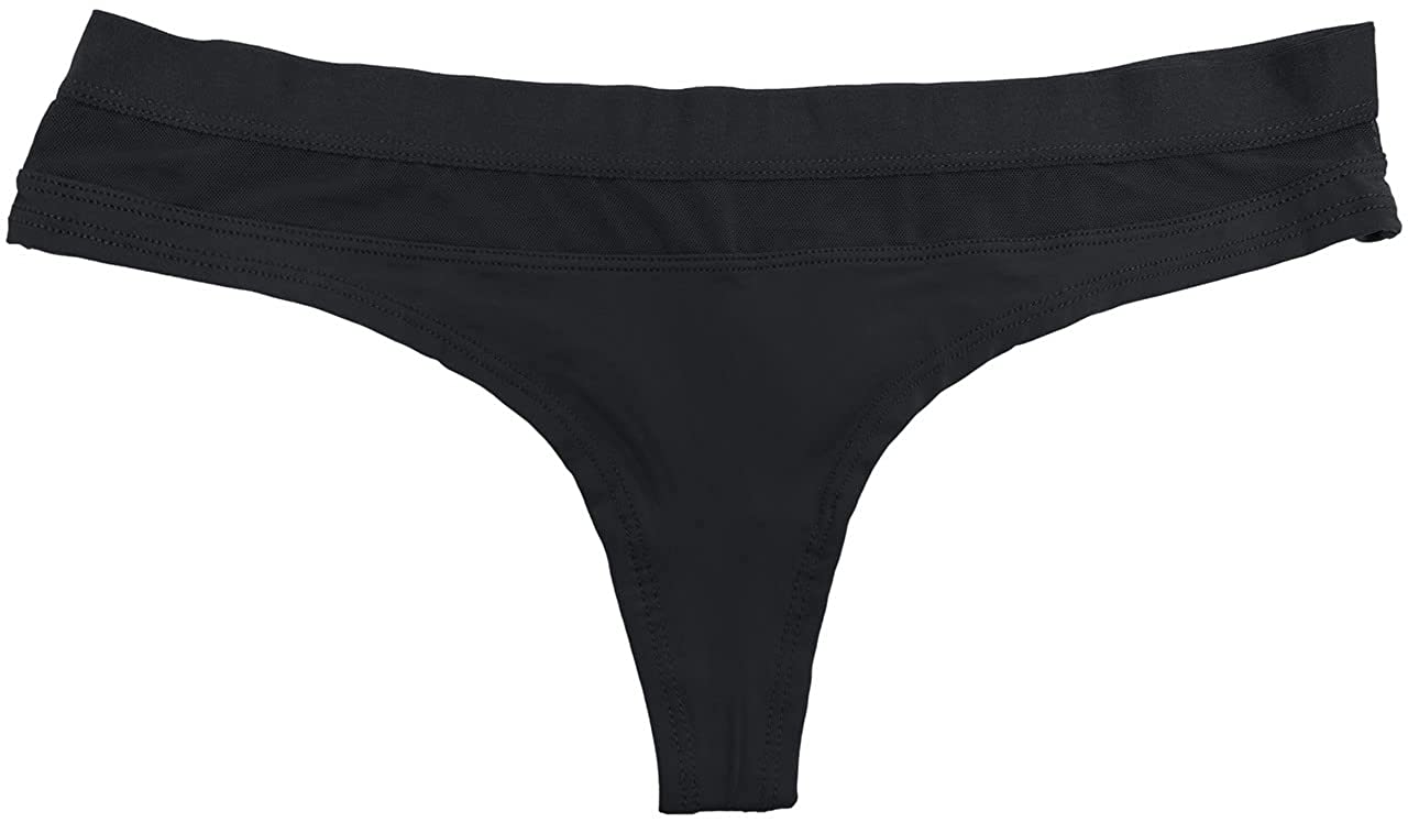 Micro Thong with Mesh Cut Out - 3 Pack