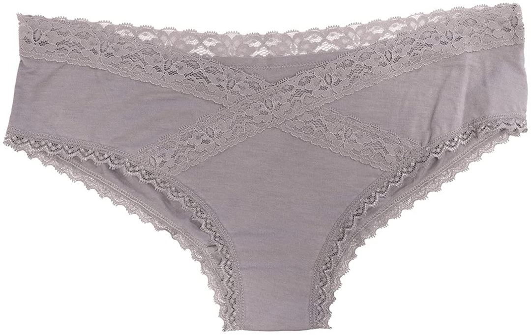 Silky Soft Hipster with Lace Detailing