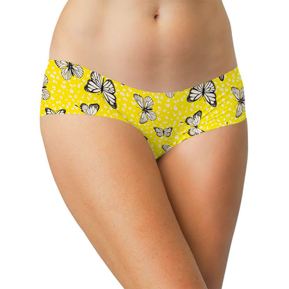 Yellow Butterfly and Dot No Show Hipster