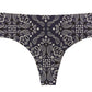 Country Paisley Show Laser Cut Thong