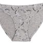Zebra and Heather Gray Bikini in Modal