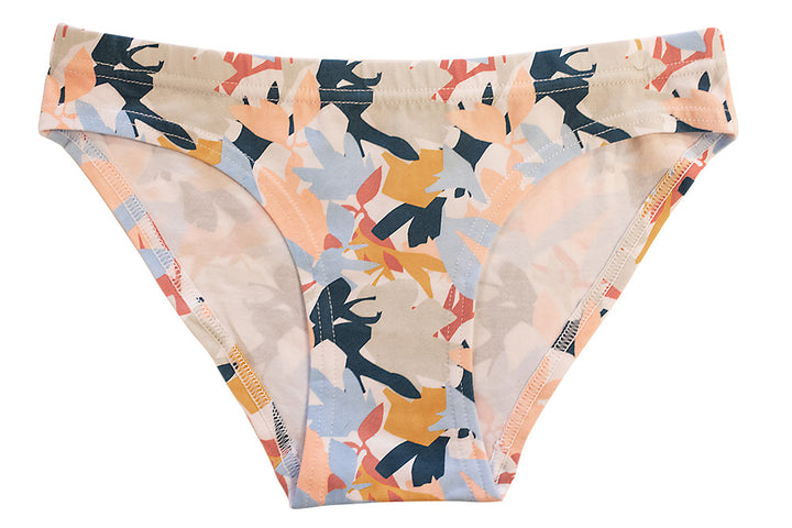 Cotton Bikini Underwear in Floral Print
