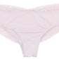 Microfiber and Lace Cheeky Panty