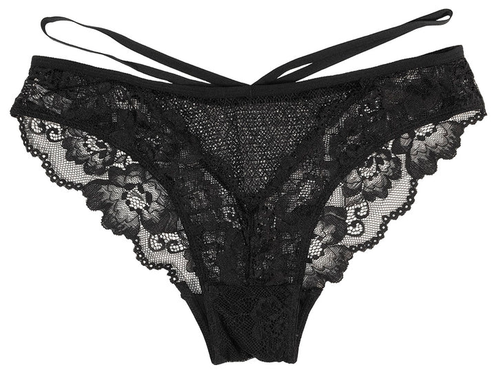 Floral Lace and Mesh Cheeky
